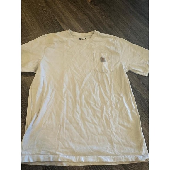 Carhartt Other - Carhartt Loose Fit Workwear Pocket T Shirt Cream Beige Size L tall